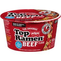 Nissin Top Ramen Beef Flavor Ramen Noodles