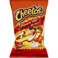 Cheetos Cheese Flavored Snacks, Crunchy, Flamin' Hot