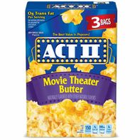 Act II Butter Lovers Movie Theater Butter Microwave Popcorn