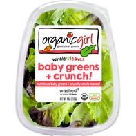 Organic Girl baby greens + crunch!