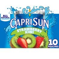 Capri Sun Strawberry Kiwi Naturally Flavored Juice Drink Blend