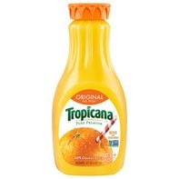 Tropicana 100% Orange Juice, No Pulp, Original, Pure Premium