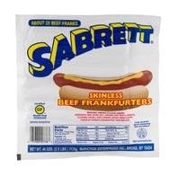 Sabrett Skinless Beef Frankfurters