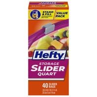 Hefty Baggies 1-Quart Size, 20 Count