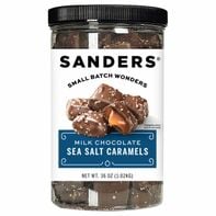 Sanders Milk Chocolate Sea Salt Caramels, 36 oz.