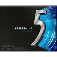 5 GUM Peppermint Cobalt Sugar Free Chewing Gum