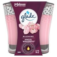 Glade Scented Candle, Angel Whispers, Fragrance Infused with Essential Oils