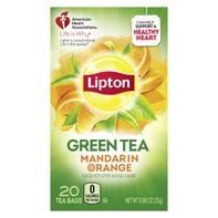 Lipton Green Tea Bags Mandarin Orange