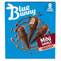 Blue Bunny Mini Swirls Chocolate Cones