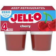 Jell-O Cherry Sugar Free Refrigerated Gelatin