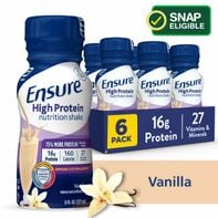 Ensure High Protein Nutrition Shake Vanilla Ready-to-Drink Bottles