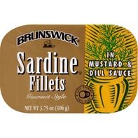 Brunswick In Mustard & Dill Sauce Tin Overwrap Sardines