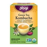 Yogi Tea Green Tea Kombucha Tea, Supplies Antioxidants, Contains Caffeine