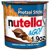 Nutella Hazelnut and Cocoa Spread with Pretzel Sticks, Snack Pack for Kids