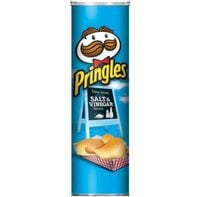 Pringles Crisps Salt & Vinegar Flavored