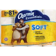 Charmin Essentials Soft Toilet Paper, Giant Rolls