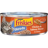 Purina Friskies Gravy Wet Cat Food, Shreds Chicken & Salmon Dinner in Gravy