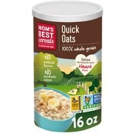 Mom's Best Quick Oats Oatmeal Canister