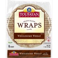 Toufayan Bakeries Wholesome Wheat Wraps