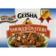 Geisha Fancy Smoked Oysters in Cottonseed Oil