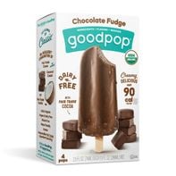 GoodPop Chocolate Fudge, Organic, Dairy-Free Pops