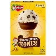 Keebler Cones, Fudge-Dipped