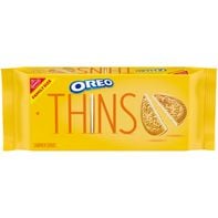 Oreo Thins Golden Sandwich Cookies, Family Size