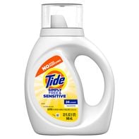 Tide Simply Liquid Laundry Detergent, Free & Sensitive