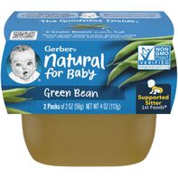 Gerber Baby Food Green Bean Tubs