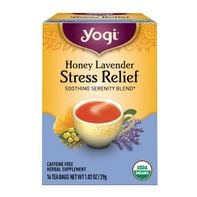 Yogi Tea Herbal Tea, Honey Lavender Stress Relief, Caffeine Free