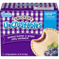 Smucker's Uncrustables Peanut Butter & Grape Jelly Sandwich