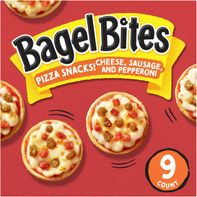 Bagel Bites Cheese, Sausage & Pepperoni Mini Pizza Bagel Frozen Food Snacks