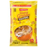 Malt-O-Meal Honey Graham Toasters Breakfast Cereal, Honey Graham Cereal Squares