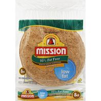 Mission Tortillas, Whole Wheat, 95% Fat Free, Soft Taco