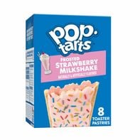 Pop-Tarts Toaster Pastries, Breakfast Foods, Frosted Strawberry Milkshake