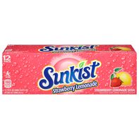 Sunkist Strawberry Lemonade Soda