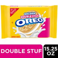 Oreo Golden Double Stuff Sandwich Cookie