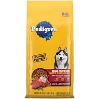 Pedigree High Protein Adult Dry Dog Food Beef and Lamb