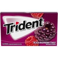 Trident Black Raspberry Twist Sugar Free Gum