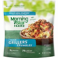 Morning Star Farms Veggie Meal Starters Crumbles, Vegan, Grillers Original