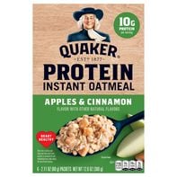 Quaker Instant Oatmeal, Protein, Apples & Cinnamon - Pack